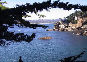 Point Lobos looking toward Pacific Grove