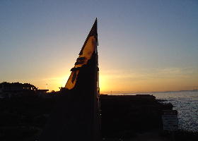 Santa Cruz West Cliff Drive sculpture